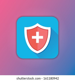 Vector Medical Shield Icon