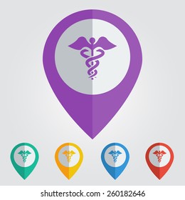Vector medical sign. File format eps 10