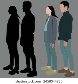 Vector of a medical staff,  doctors and nurses  person, women, gynecologist, illustration, 