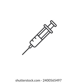 Vector of Medical, syringe Icon