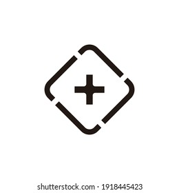 vector of medical treatment process symbol logo