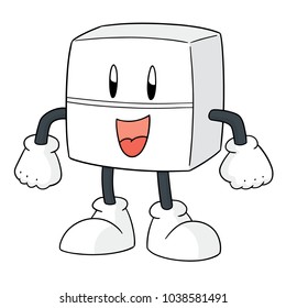 vector of medicine tablet cartoon