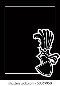 the vector medieval heraldic shield eps 8