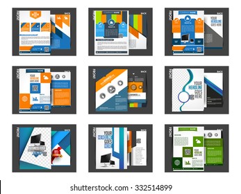 Vector mega collection of business flyer for marketing and printing, publishing