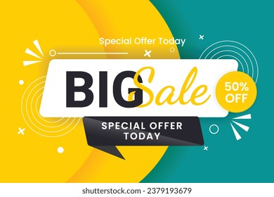 Vector mega sale discount banner set promotion with the yellow background and  super offer banner template with editable text effect