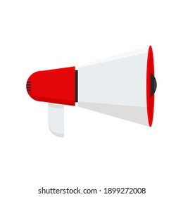 Vector of a megaphone to enhance speaker sound