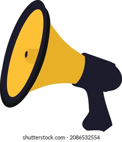 Vector megaphone on white background. Loud Speaker vector illustration. Announcement icon