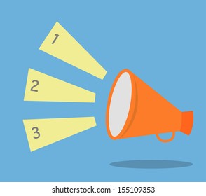 free megaphone clipart template