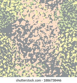 Vector melange texture seamless pattern background. Pastel grey, pink, green distressed backdrop. Painterly crayon concrete textured effect. Irregular hand drawn design. Modern all over print.