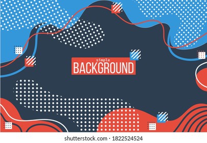 Vector memphis geometric elements and shapes background. Covers for placard, poster, magazine, brochure, flyer or banner design.