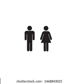 Vector Men Women Simple Design Men Stock Vector (Royalty Free ...