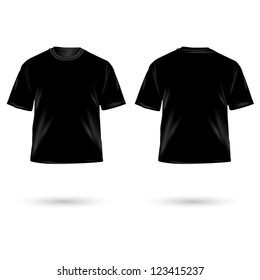 Vector. Men's t-shirt design template