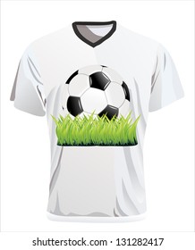 Vector. Men's t-shirt design template