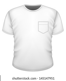 t shirt template with pocket