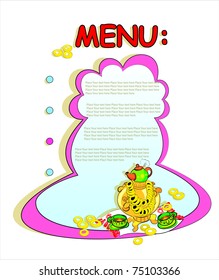 vector. Menu