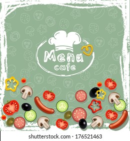 Vector menu cafe/restaurant