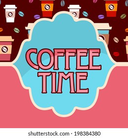 Vector menu design for coffeehouse, restaurant and cafe