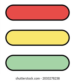 Diseño del icono de contorno relleno del menú Vector
