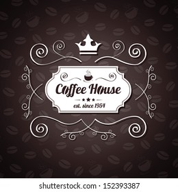Vector Menu for Restaurant Cafe or Coffeehouse