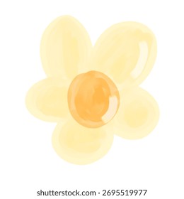a vector of Meri Meri Daisy Shaped Plate