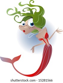 vector mermaid