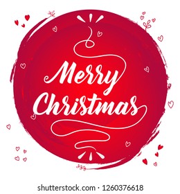 vector merry Christmas