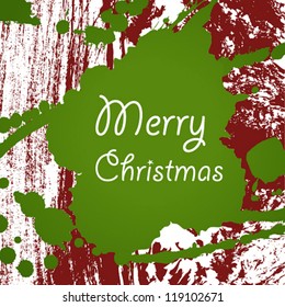 Vector merry christmas blots background.