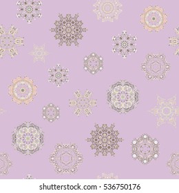 Vector Merry Christmas Border on neutral background.