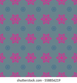 Vector Merry Christmas Border on neutral background.