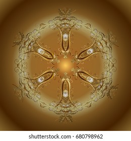 Vector Merry Christmas Border on colorful background.