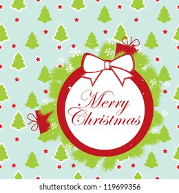 Vector Merry Christmas card