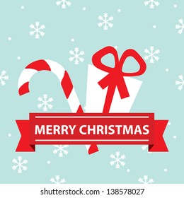 Vector Merry Christmas card