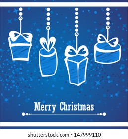 Vector Merry Christmas card