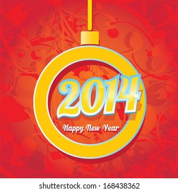 vector merry christmas decorative red floral background. xmas or happy new year card