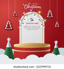 Vector alegre fondo de diseño navideño. Se puede utilizar para descuentos de año nuevo con las plataformas.