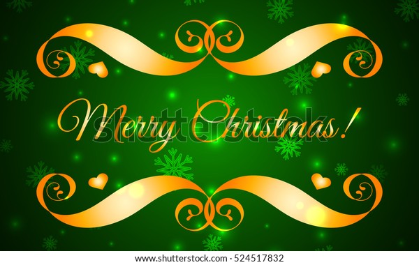 Vector\
Merry Christmas Gold Badge over Green\
Sparkle