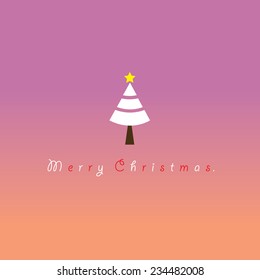 vector merry christmas greeting card 