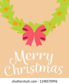 vector merry christmas happy new year