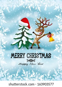 Vector. Merry Christmas and happy new year.