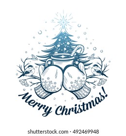Vector Merry Christmas Illustration