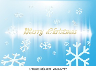 Vector merry christmas invitation card graphics