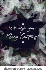Vector Merry Christmas and New Year Card Collection with Magical Bokeh Lights Sparkle Confetti. Shiny Glitter Christmas Party Print Collection. Winter Sparkle Snowfall Design for Holiday's  Poster.