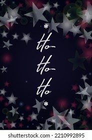 Vektor Frohe Weihnachten und Silvester Card Collection mit Magical Bokeh Lights Sparkle Confetti. Shiny Glitter Weihnachtsfeier Print Collection. Winter Sparkle Schneefall Design für Holiday's Postcard.