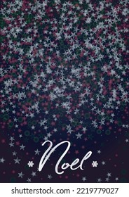 Vector Merry Christmas and New Year Card Collection with Magical Bokeh Lights Sparkle Confetti. Shiny Glitter Christmas Party Print Collection. Winter Sparkle Snowfall Design for Holiday's  Flyer.