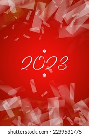 Vector Merry Christmas and New Year Card Collection with Magical Bokeh Lights Sparkle Confetti. Shiny Glitter Christmas Party Print Collection. Winter Sparkle Snowfall Design for Holiday's  Postcard.