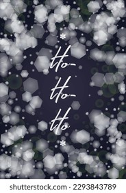 Vector Merry Christmas and New Year Card Collection with Magical Bokeh Lights Sparkle Confetti. Shiny Glitter Christmas Party Print Collection. Winter Sparkle Snowfall Design for Holiday's Cover.