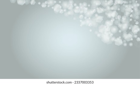 Vector Merry Christmas and New Year Card Collection with Magical Bokeh Lights Sparkle Confetti. Shiny Glitter Christmas Party Collection. Winter Sparkle Snowfall Design for Your Holiday's  Email.