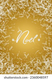 Vector Merry Christmas and New Year Card Collection with Magical Bokeh Lights Sparkle Confetti. Shiny Glitter Christmas Party Print Collection. Winter Sparkle Snowfall Design for Holiday's  Flyer.