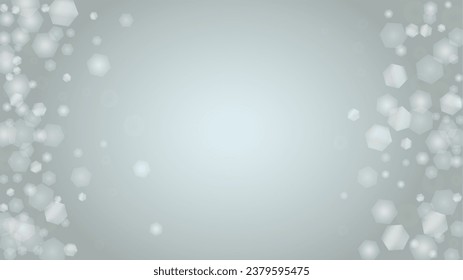 Vector Merry Christmas and New Year Card Collection with Magical Bokeh Lights Sparkle Confetti. Shiny Glitter Christmas Party Collection. Winter Sparkle Snowfall Design for Your Holiday's  Flyer.