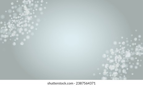 Vector Merry Christmas and New Year Card Collection with Magical Bokeh Lights Sparkle Confetti. Shiny Glitter Christmas Party Collection. Winter Sparkle Snowfall Design for Your Holiday's  Web Page.
